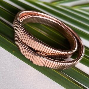 J.Crew Rose Gold Double Stretch Bracelet